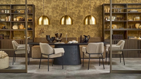 Black Oval Dining Table Aron by Eleonora from the Eijerkamp Collection – Eleonora Eijerkamp Collection, Wood (photo 3 of 5)