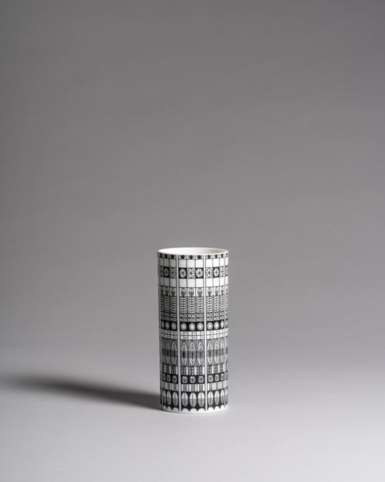 Image 1 of Rare Porcelain XL Vase Duo Hans Theo Baumann Rosenthal Germany 1963 H40cm MCM