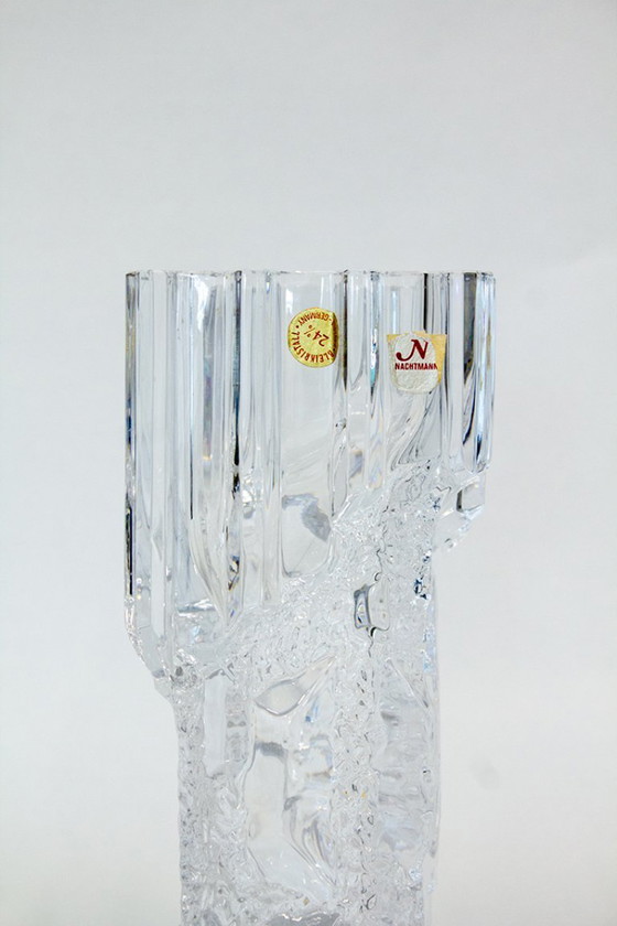Image 1 of 70er Jahre deutsche Nachtmann Kristall Eiswürfelvase