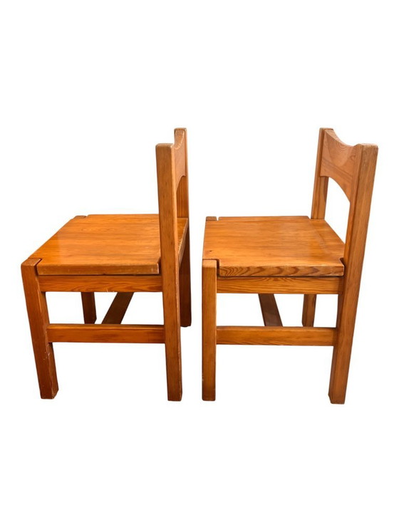 Pair of Hongisto chairs signed by Ilmari Tapiovaara, 1963, Dining chairs, Wood, Brown, Design (photo 10 of 11)