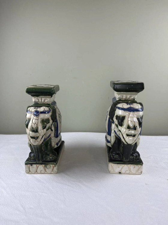 Pair of vintage ceramic bookends – Decorative Objects, Porcelain (photo 2 of 11)