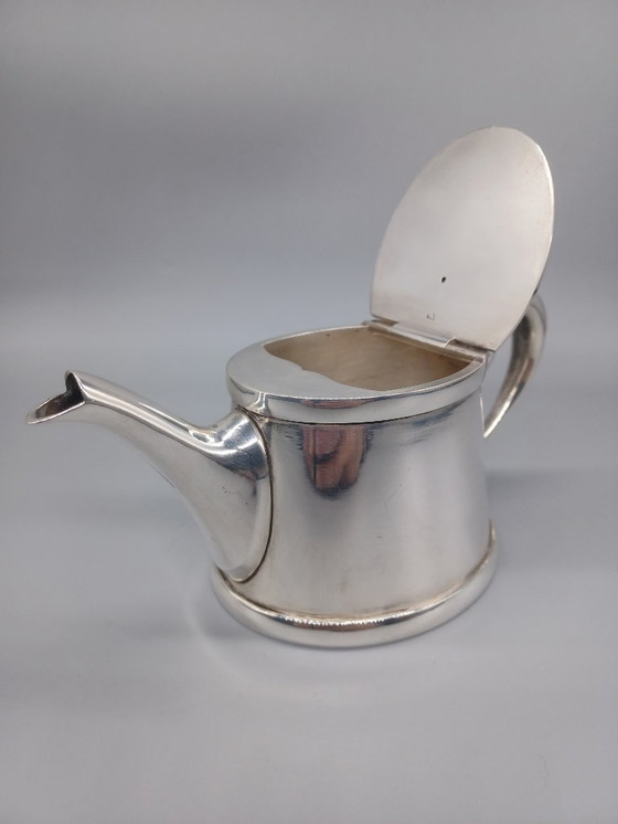 Image 1 of Tetera de plata Art Déco con sello Durousseau & Raynaud Lyon circa 1920.
