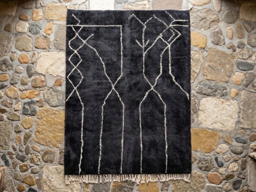 Handgeweven Marokkaanse tapijten | 100% natuurlijke wol 200cm x 300cm