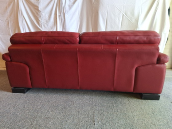 Sofá de 2 plazas de cuero – Roche Bobois, Sofás de 2 plazas, Leather, Wood (photo 5 of 8)