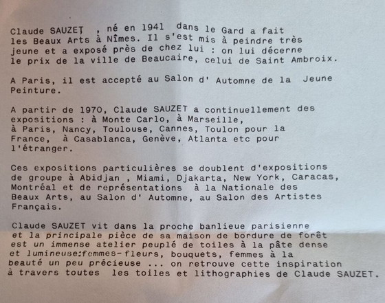 Image 1 of Claude Sauzet: litografia