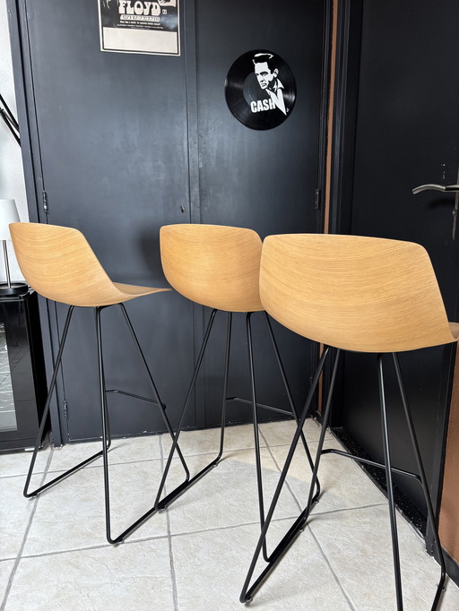 3x lapalma miunn H75 bar stool