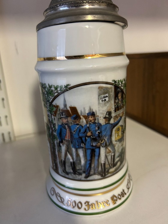 Image 1 of Boccali da birra tedeschi per l'anniversario 500 Jahre Post (edizione limitata)