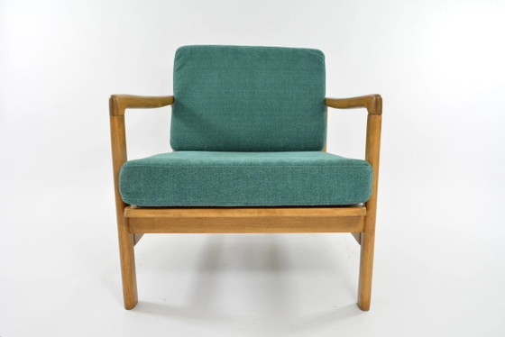 Image 1 of BZ fauteuil in lichtgroen bouclé
