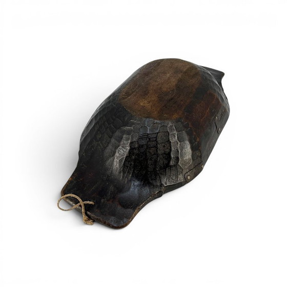 Image 1 of Antike handgeschnitzte Holzmulde / Primitive Wabi-Sabi Schale