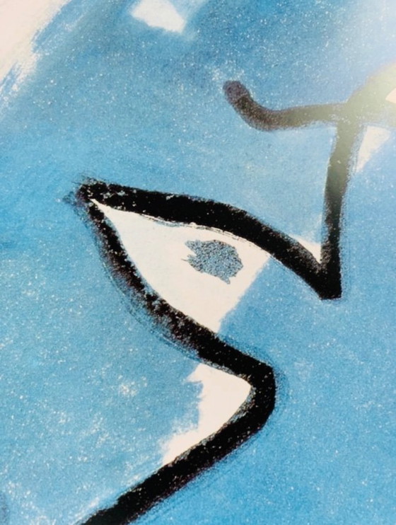 Image 1 of Georges Braque: “L'oiseau Bleu et Gris”. Firmato in lastra.