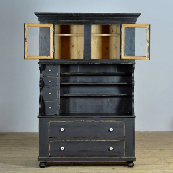 Image 1 of Black Pine cabinet, circa 1900