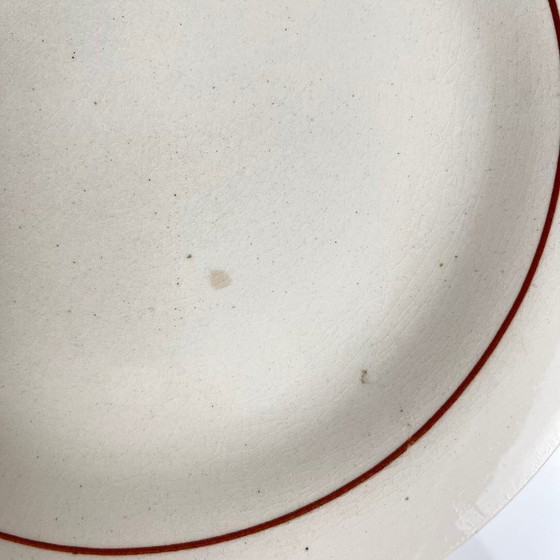 Image 1 of Set di 10 piatti da portata Longwy, XX secolo, decoro floreale