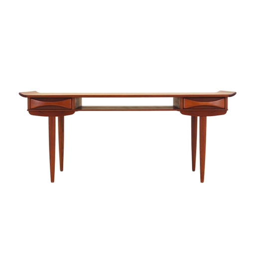 Tavolino da caffè in teak, design danese, anni '70, produzione: Danimarca