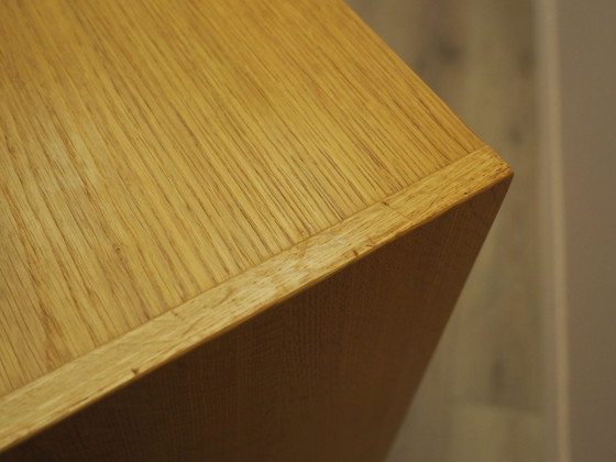 Danish chest of drawers in ash veneer, six drawers, 1970s, Wood, Yellow (photo 15 of 15)