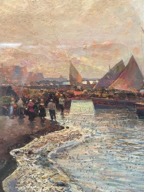 Seascape Oil Painting on Board by Fausto Pratella, 1950s – Paintings & Drawings (photo 9 of 15)