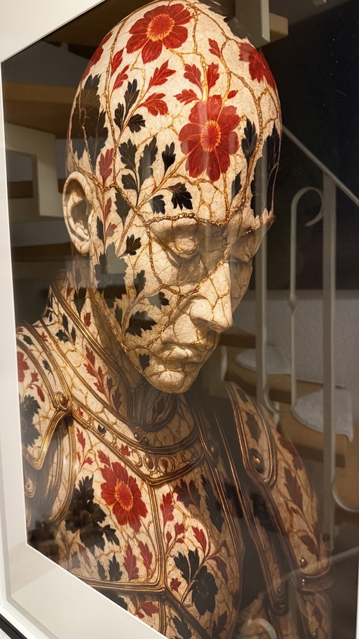 Kintsugi Samurai by Rotan Hunt Mural