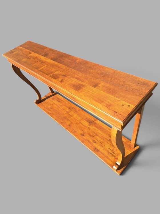 Bellissimo tavolino alto, cassettiera, dim. 170x40cm e 95cm di altezza., Console, Legno, Marrone (foto 3 di 5)