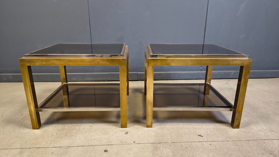 Image 1 of Pair of side tables by Jean Charles, 1970s 