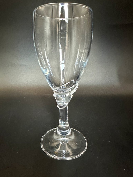 Image 1 of 6 bicchieri da acqua con piedistallo e dettagli