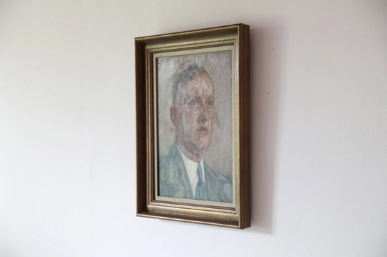 Impressionist oil painting portrait – Paintings & Drawings, Wood, Vintage (photo 4 of 6)