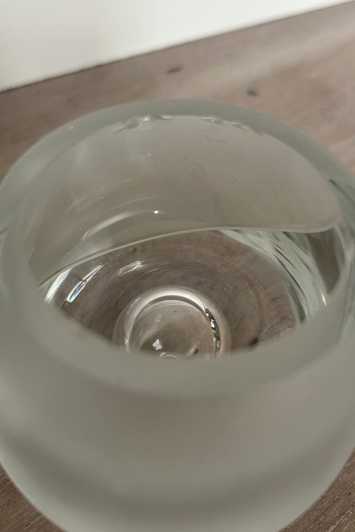 Mouth-blown Crystal Glass Oil Lamp - Mats Jonasson Style