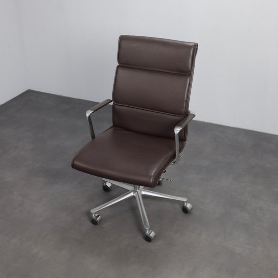 Una leren bureaustoel van ICF, Italië, jaren 90 – ICF Italy, Bureaustoelen, Leather, Vintage (photo 6 of 11)