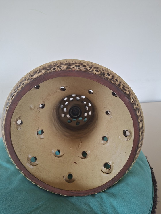 Image 1 of Vintage Swedish Boho hippie lamp with owl