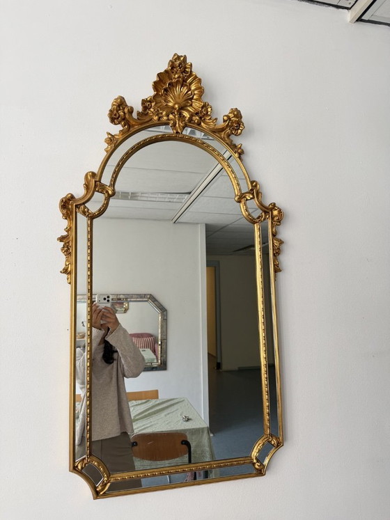 Image 1 of Deknudt Hollywood Regency spiegel 