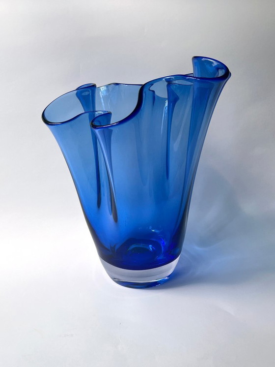 Image 1 of Design danese - Vaso Laguna Vaso Hankerchief Per Lütken per Holmegaard