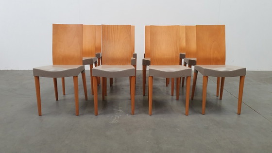 Image 1 of 12 chaises Miss Trip, design Philippe Starck Kartell, 1996, Italie