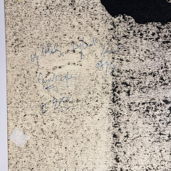Jan Burssens, Composizione astratta, Tecnica mista, Metà del XX secolo – Dipinti e disegni, Paper (photo 10 of 12)
