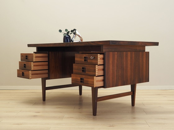 Image 1 of Rozenhouten bureau, Deens ontwerp, 1960S, Productie: Denemarken