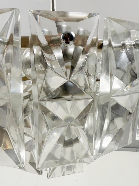 Image 1 of Mid Century Lustre/plafonnier de Kinkeldey, Allemagne, années 1970