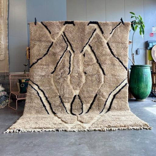 Decorated Berber carpet 260cmx160cm