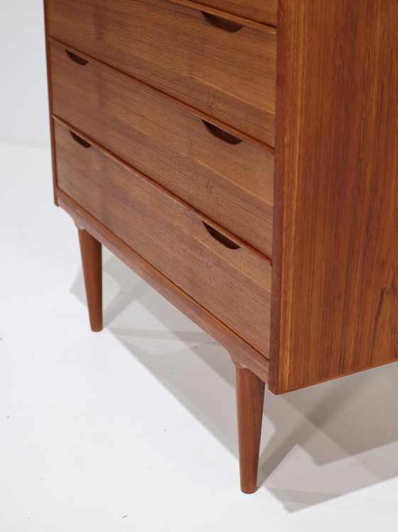 Cassettiera Tallboy Teak Danese Anni '60 Vintage – Cassettiere, Wood (photo 4 of 15)