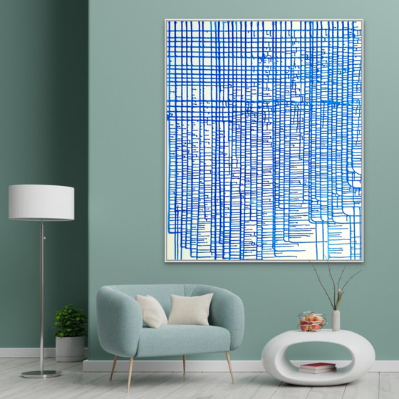 Image 1 of Natia Antadze "Abstract Composition Blue"