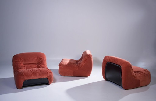 ‘MALU’ LOUNGESESSEL VON DIEGO MATTU FÜR 1 P, ITALIEN 1970ER JAHRE