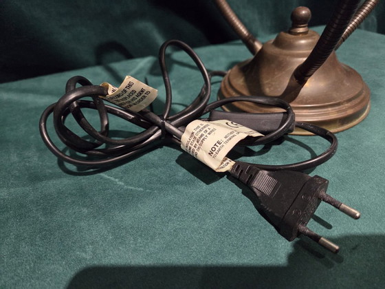 Image 1 of Vintage Industriële Tafellamp met Flexibele Armen