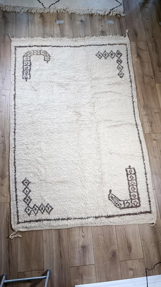 Image 1 of Berberteppich Schurwolle Marokkanischer Teppich - 230 x 135 cm 300 x 200 m Typ B21.6