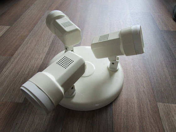 Image 1 of White ceiling spotlights from the 70s (possibly Vrieland).