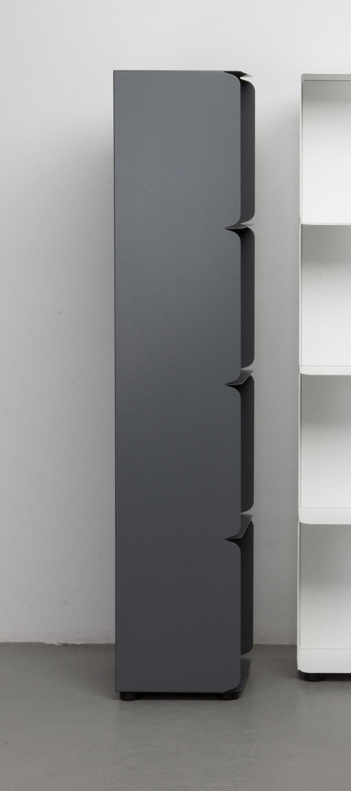 Gray Cabinet 160X40 Cm Design Nendo For Quodes - on legs