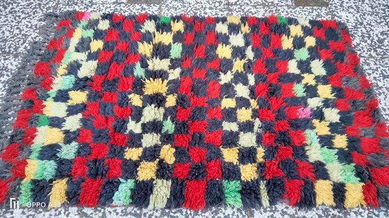 Image 1 of Alfombra de lana bereber anudada a mano 159x100cm