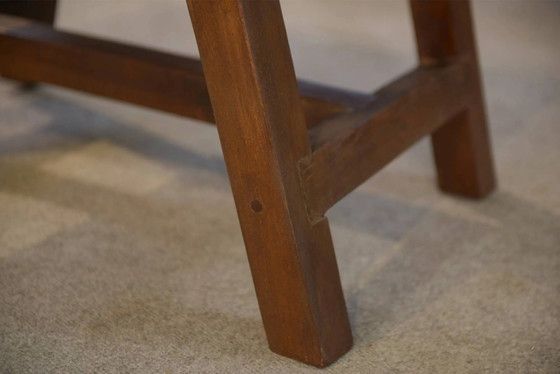 Brutalist coffee table in elm from the 1950s. – Wood (photo 6 of 12)