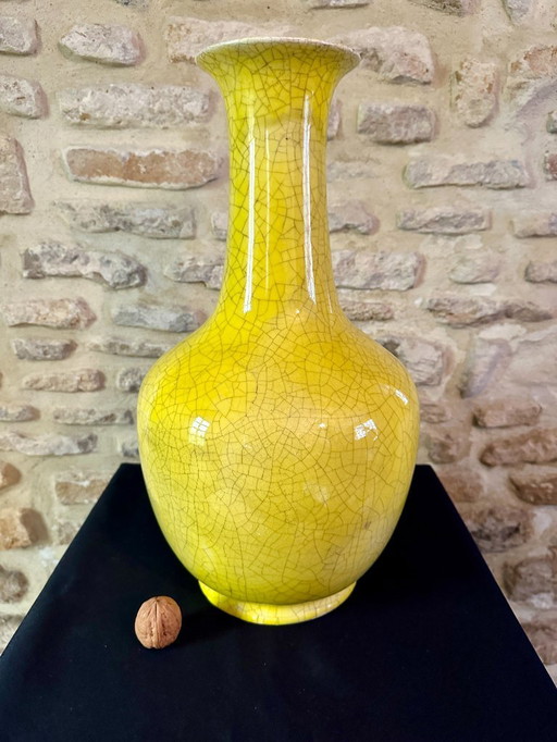 VASE JAPONISANT VINTAGE XXL