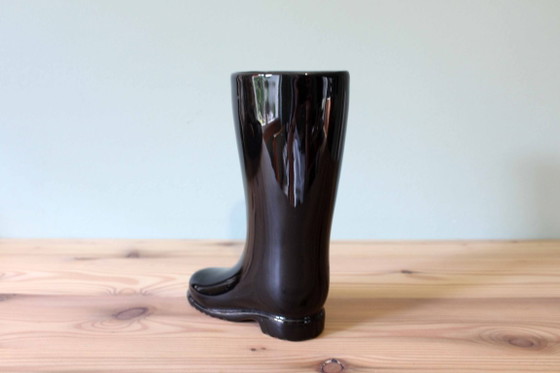 Image 1 of Vintage ceramic "boot" vase