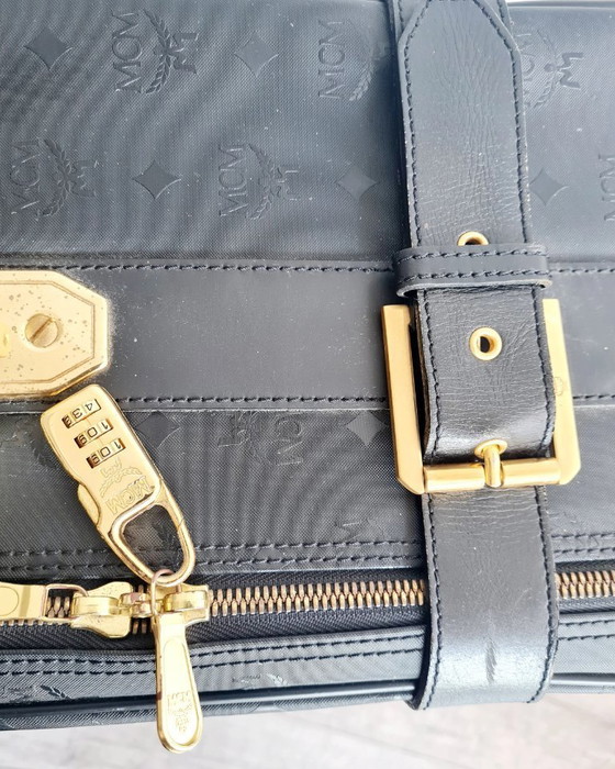 Image 1 of MCM Monogramm Koffer Design Michael Cromer München schwarz