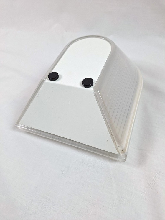 Image 1 of Pair of 80s glass wall lights by Roberto Fiorato for Prisma