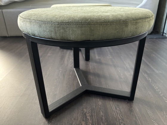 Image 1 of DURAN side table / pouf / stool 2x as good as new.
