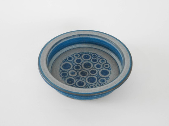 Image 1 of Ciotola in ceramica blu, design danese, anni '60, produttore: MA&S, designer: Marianne Starck
