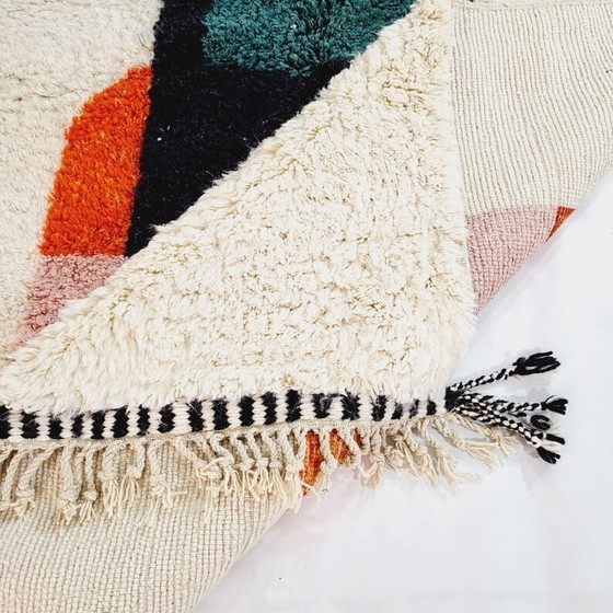 Image 1 of Tapis beni ouraine marocain authentique d’atlas 150/250 cm